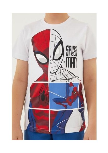 Hero Man Beyaz Erkek Çocuk Kapri Takım indirimleri