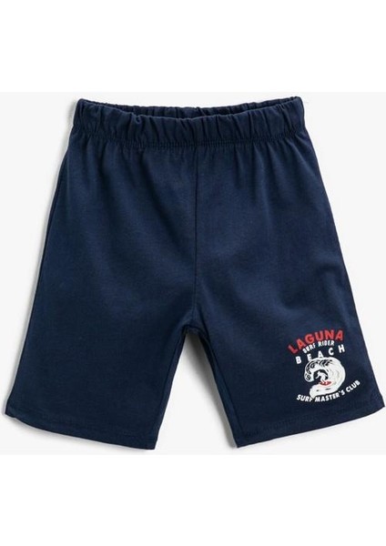 Erkek Çocuk Surf Baskılı Şort Pamuklu fırsatları