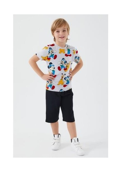 D4794-3 Erkek Çocuk Alt Üst Takım Gri