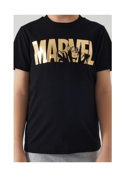 Captain America Siyah Erkek Çocuk Bermuda Takım indirimleri