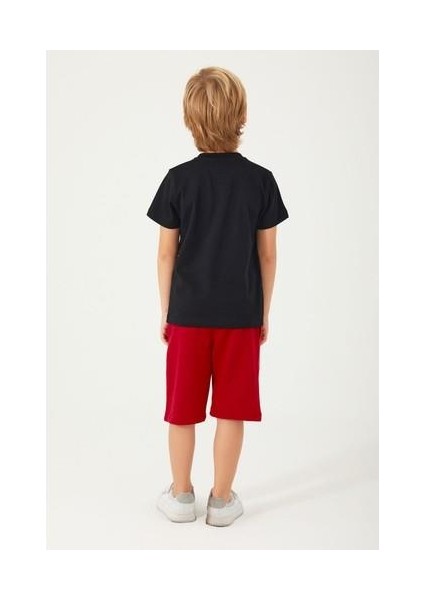 L1571-3 Erkek Çocuk Alt Üst Takım Siyah