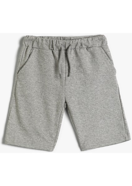 Normal Bel Gri Erkek Çocuk Şort - 2SKB40024TK