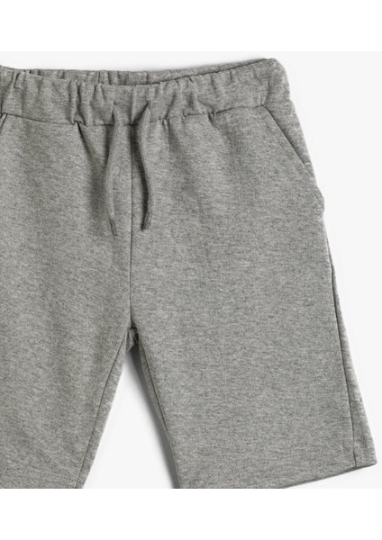 Normal Bel Gri Erkek Çocuk Şort - 2SKB40024TK modelleri