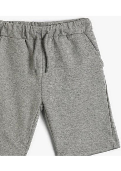 Normal Bel Gri Erkek Çocuk Şort - 2SKB40024TK