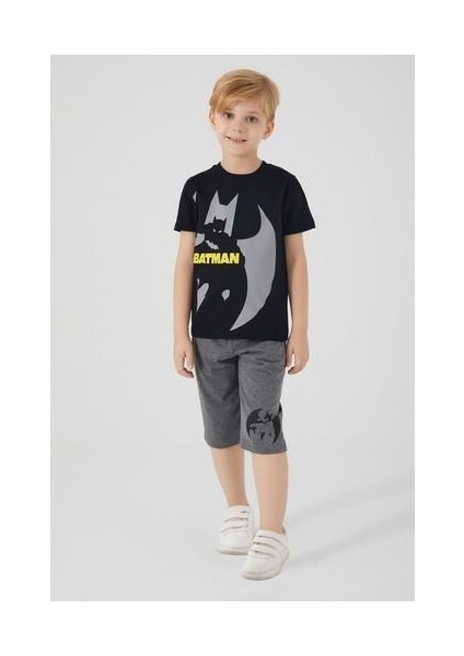 Bat Wings Siyah Erkek Çocuk Kapri Takım fırsatları