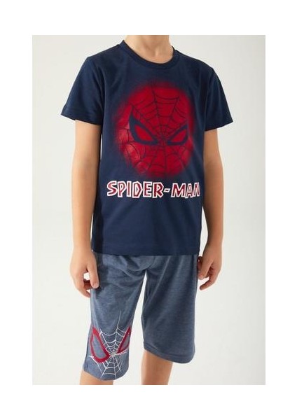 Mask Lacivert Erkek Çocuk Kapri Takım