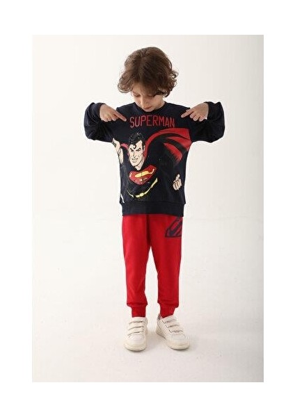 Lacivert Erkek Çocuk Eşofman Takımı