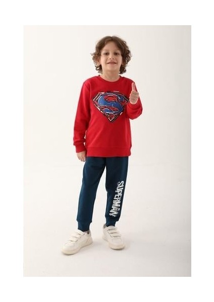 Kırmızı Erkek Çocuk Eşofman Takımı