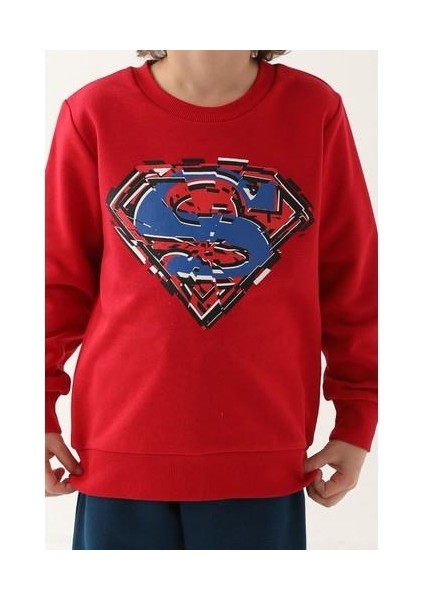 Kırmızı Erkek Çocuk Eşofman Takımı