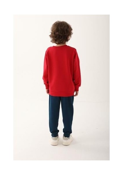 Kırmızı Erkek Çocuk Eşofman Takımı