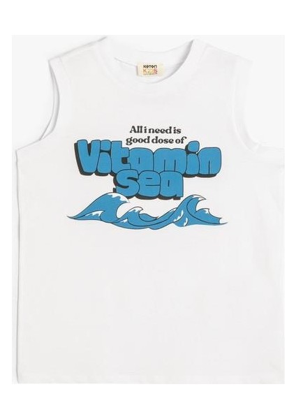 Atlet Slogan Baskılı Bisiklet Yaka Pamuklu fırsatları