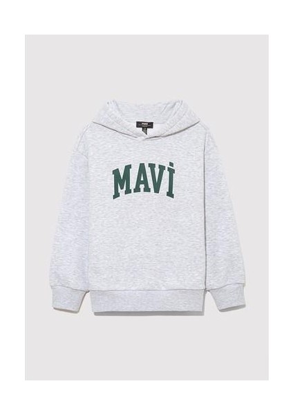 Logo Baskılı Kapüşonlu Gri SWEATSHIRT6610110-88467 indirimleri