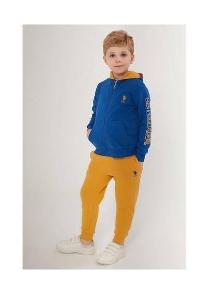 Pockets Mavi Erkek Çocuk Eşofman Takımı