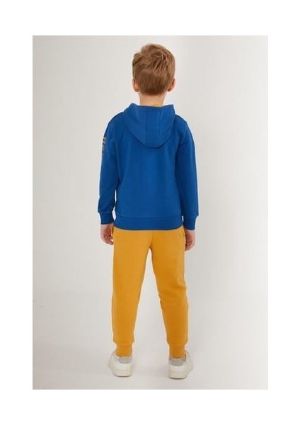 Pockets Mavi Erkek Çocuk Eşofman Takımı