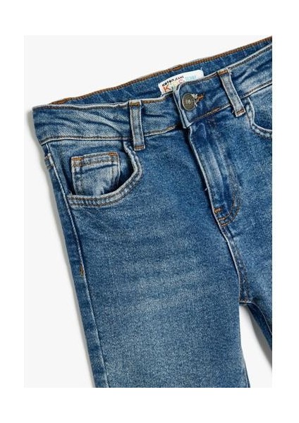 Dar Paça Kot Pantolon - Skinny Jean