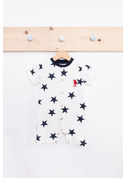 Stars Krem Erkek Bebek Tulum