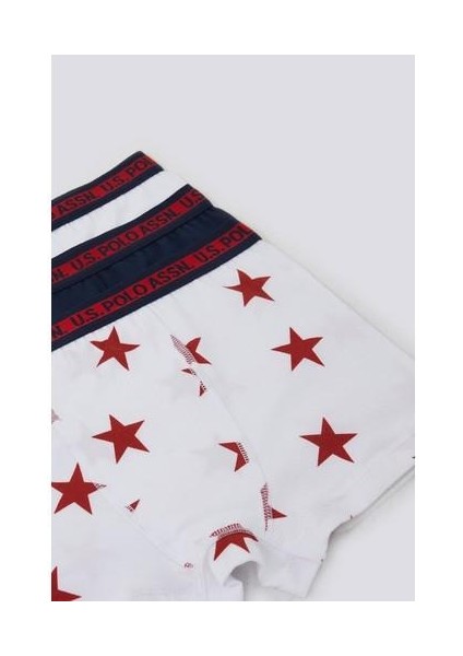 Beyaz Erkek Çocuk 3'lü Boxer