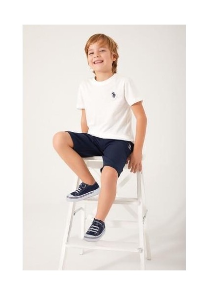 Live Naturals Krem Erkek Çocuk Bermuda Takım