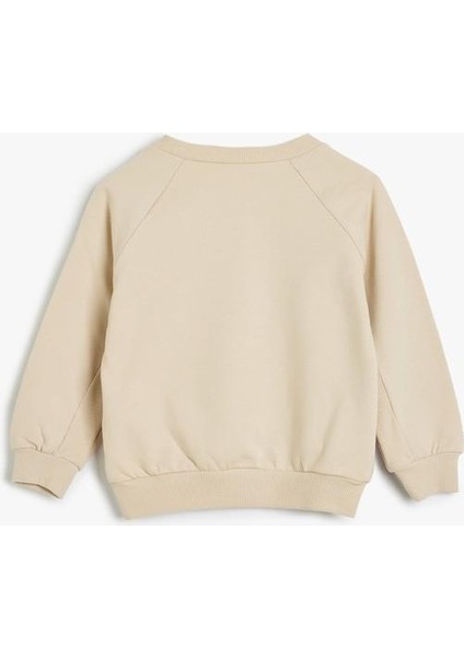 Basic Sweat Uzun Kollu Şardonlu Pamuklu fırsatları