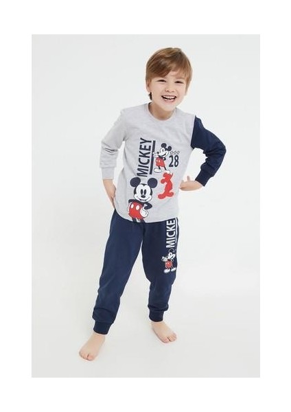 Lisanslı Grimelanj Erkek Çocuk Uzun Kol Pijama Takım