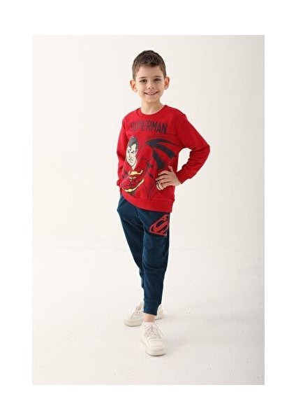 Kırmızı Erkek Çocuk Eşofman Takımı