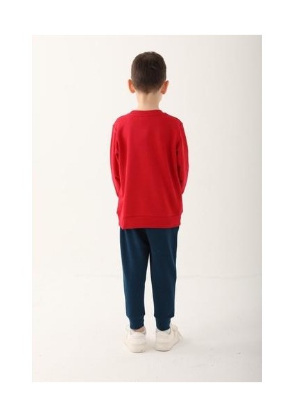 Kırmızı Erkek Çocuk Eşofman Takımı