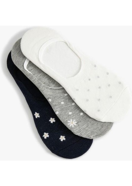 Puantiyeli Spor Çorap Seti 3'lü Çok Renkli fırsatları