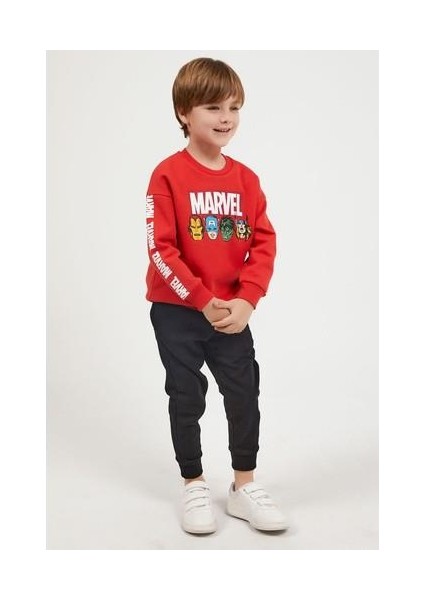 Spider Man Kırmızı Erkek Çocuk Eşofman Takım