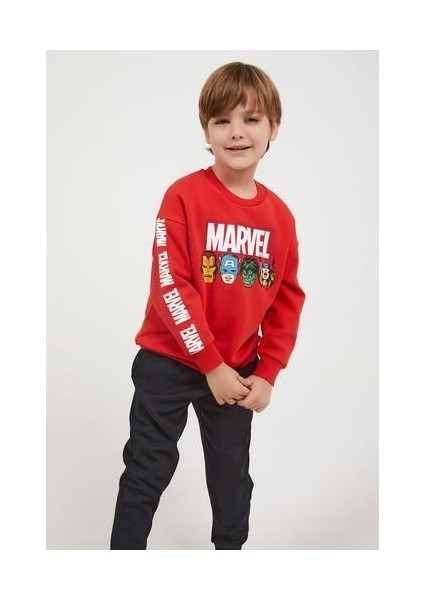 Spider Man Kırmızı Erkek Çocuk Eşofman Takım