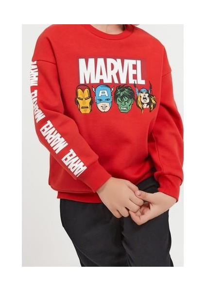 Spider Man Kırmızı Erkek Çocuk Eşofman Takım