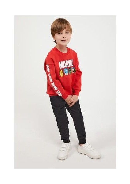 Spider Man Kırmızı Erkek Çocuk Eşofman Takım