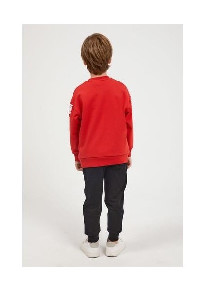 Spider Man Kırmızı Erkek Çocuk Eşofman Takım