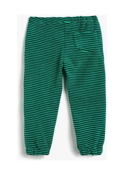 Jogger Eşofman Altı Kadife Beli Bağlamalı Pamuklu indirimleri