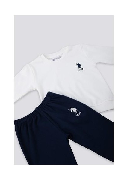 The Elegance Of Innocence Krem Bebek SweaT-shirt Takım