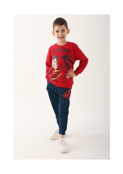 Kırmızı Erkek Çocuk Eşofman Takımı