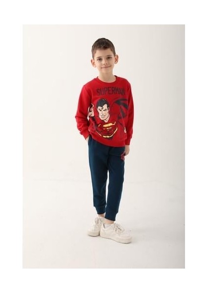 Kırmızı Erkek Çocuk Eşofman Takımı