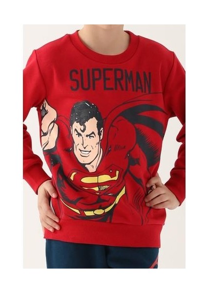 Kırmızı Erkek Çocuk Eşofman Takımı