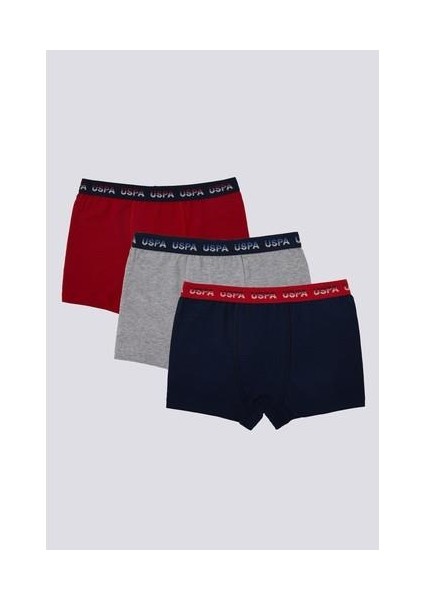 Striped Erkek Çocuk 3'lü Boxer