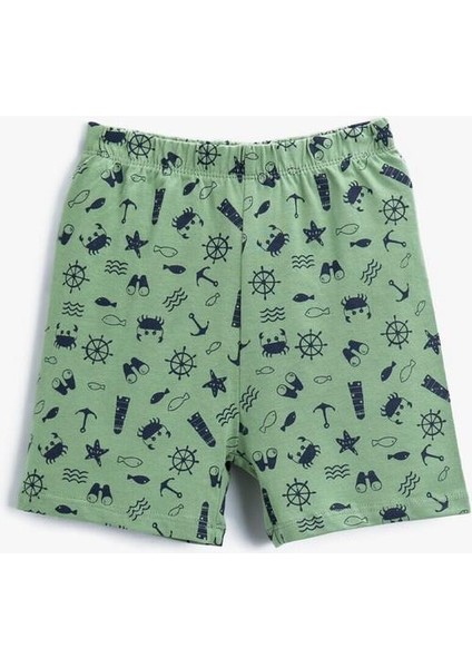 Baskılı Şort Pamuklu fırsatları