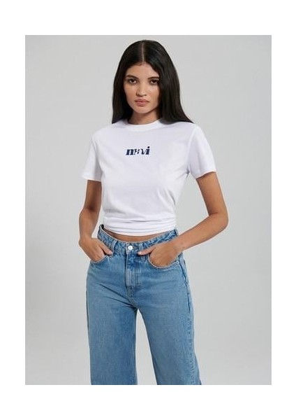 Mavi Baskılı Yeşil Tişört 1612241-70148