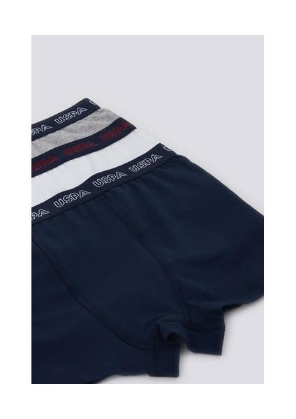 Banded Lacivert Erkek Çocuk 3'lü Boxer