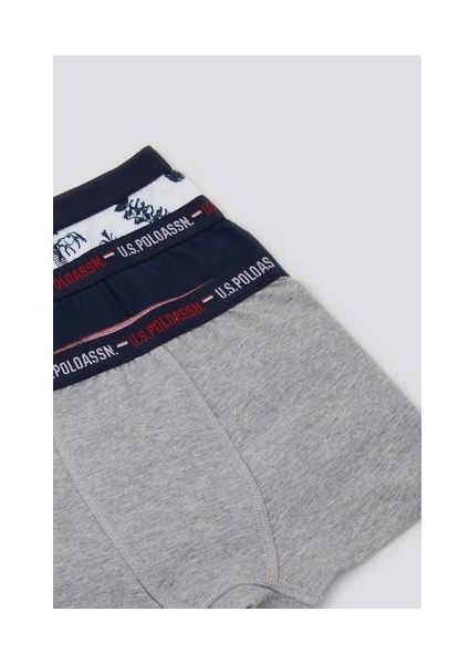 Stripe Detail Erkek Çocuk 3'lü Boxer