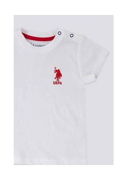 Light Delicate Krem Bebek T-shirt Takım