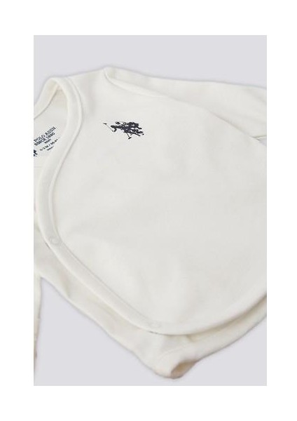 Krem Uspa Desen Bebek 5'li Hastane Çıkış Seti