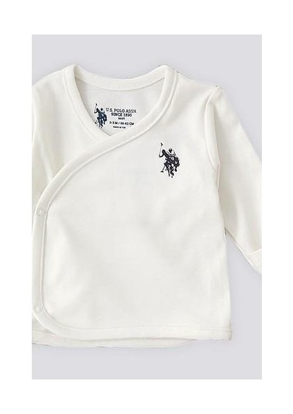 Krem Uspa Desen Bebek 5'li Hastane Çıkış Seti