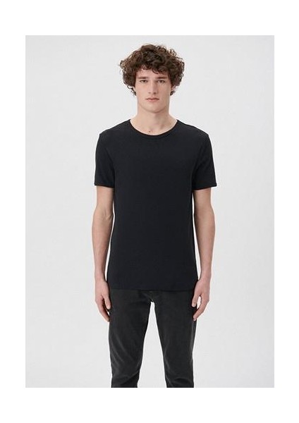 Ribana Detaylı Siyah Tişört 063747-900