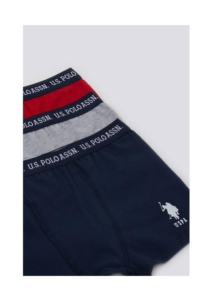 Stripped Lacivert Erkek Çocuk Boxer