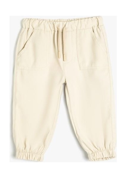 Basic Jogger Pantolon Viskon Kumaş fırsatları