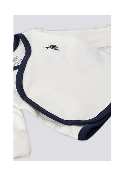 Krem Yıldız Detay Bebek 5'li Hastane Çıkış Seti