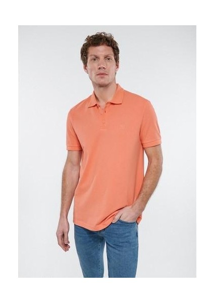Erkek Turuncu Polo Tişört 064946-84339